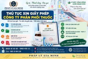 Thủ tục xin giấy phép công ty phân phối thuốc
