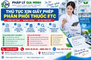 Thủ tục xin giấy phép phân phối thuốc ETC