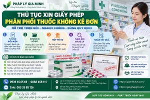 Thủ tục xin giấy phép phân phối thuốc không kê đơn