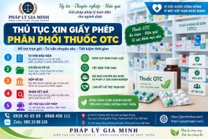 Thủ tục xin giấy phép phân phối thuốc OTC