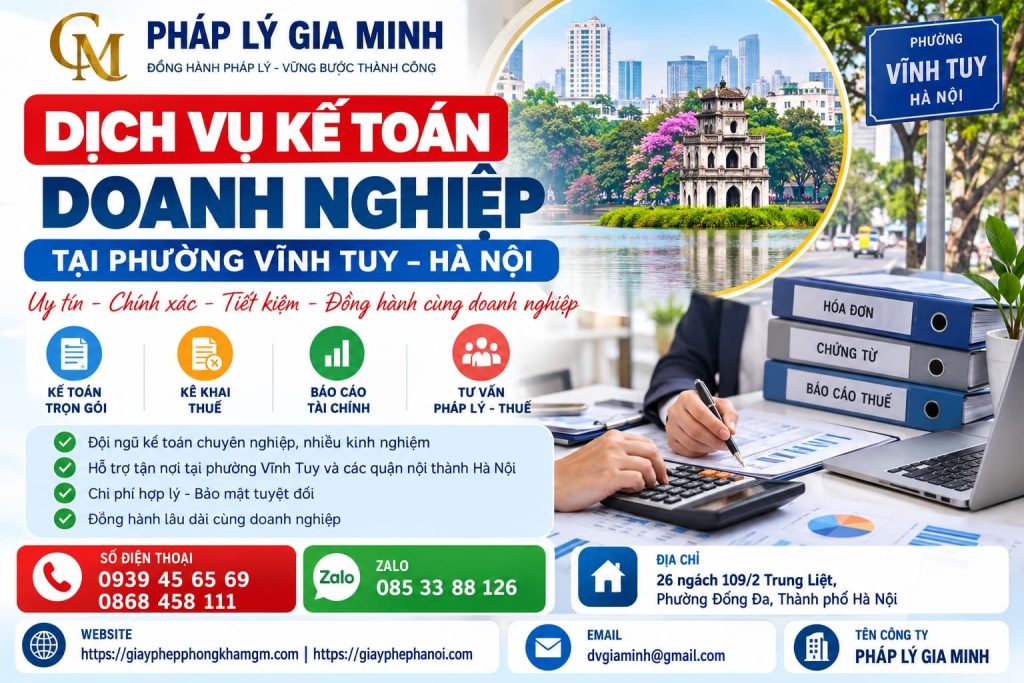Dịch vụ kế toán doanh nghiệp tại phường Vĩnh Tuy Hà Nội 1 Dịch vụ kế toán doanh nghiệp tại phường Vĩnh Tuy Hà Nội