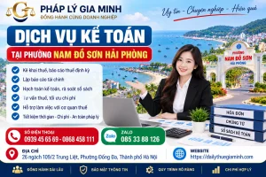 Dịch vụ kế toán tại phường Nam Đồ Sơn Hải Phòng