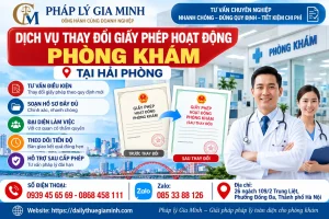 Dịch vụ thay đổi giấy phép hoạt động phòng khám tại Hải Phòng